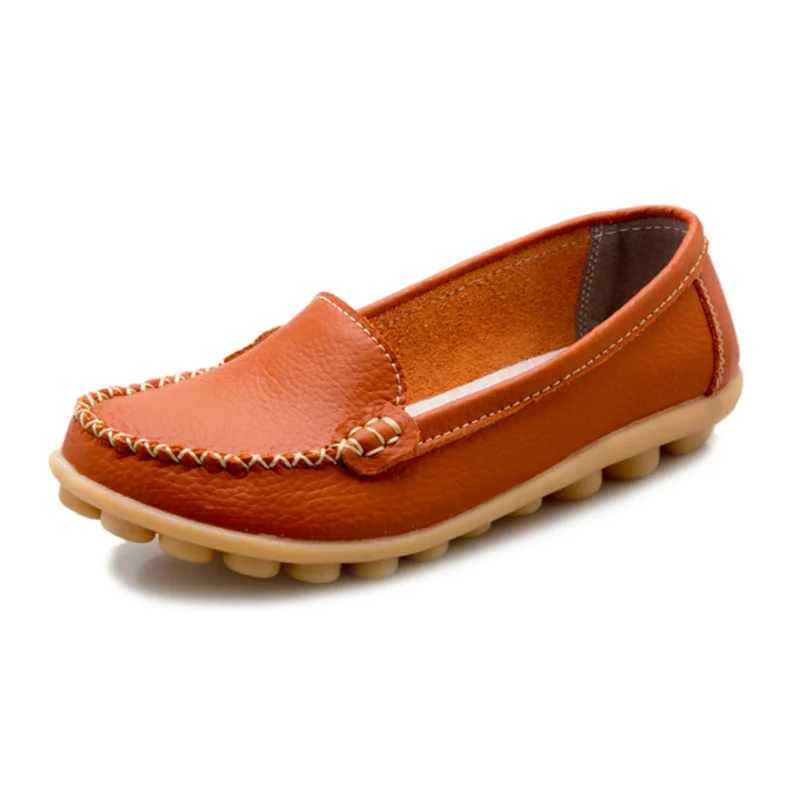 New Spring Autumn Shoes Woman Genuine Leather Women Flats Slip On Women Loafers Moccasins Female Shoe Plus Size 35-44
New Spring Autumn Shoes Woman Genuine Leather Women Flats Slip On Women Loafers Moccasins Female Shoe Plus Size 35-44