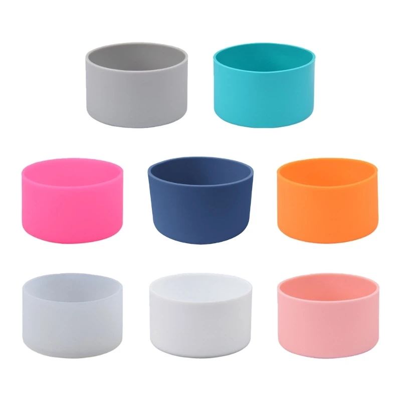 Set of 4 Silicone Cup Sleeves Silicone Boot Protective Sleeve Water Bottle Accessories Cup Bottom Sleeve for Bottles
Set of 4 Silicone Cup Sleeves Silicone Boot Protective Sleeve Water Bottle Accessories Cup Bottom Sleeve for Bottles