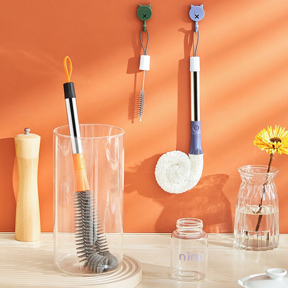 Щетка для чистки детских бутылочек, 3 шт./компл., щетка для сосков, щетка для бутылочек, комбинированный вращающийся на 360 градусов инструмент... 
Щетка для чистки детских бутылочек, 3 шт./компл., щетка для сосков, щетка для бутылочек, комбинированный вращающийся на 360 градусов инструмент...