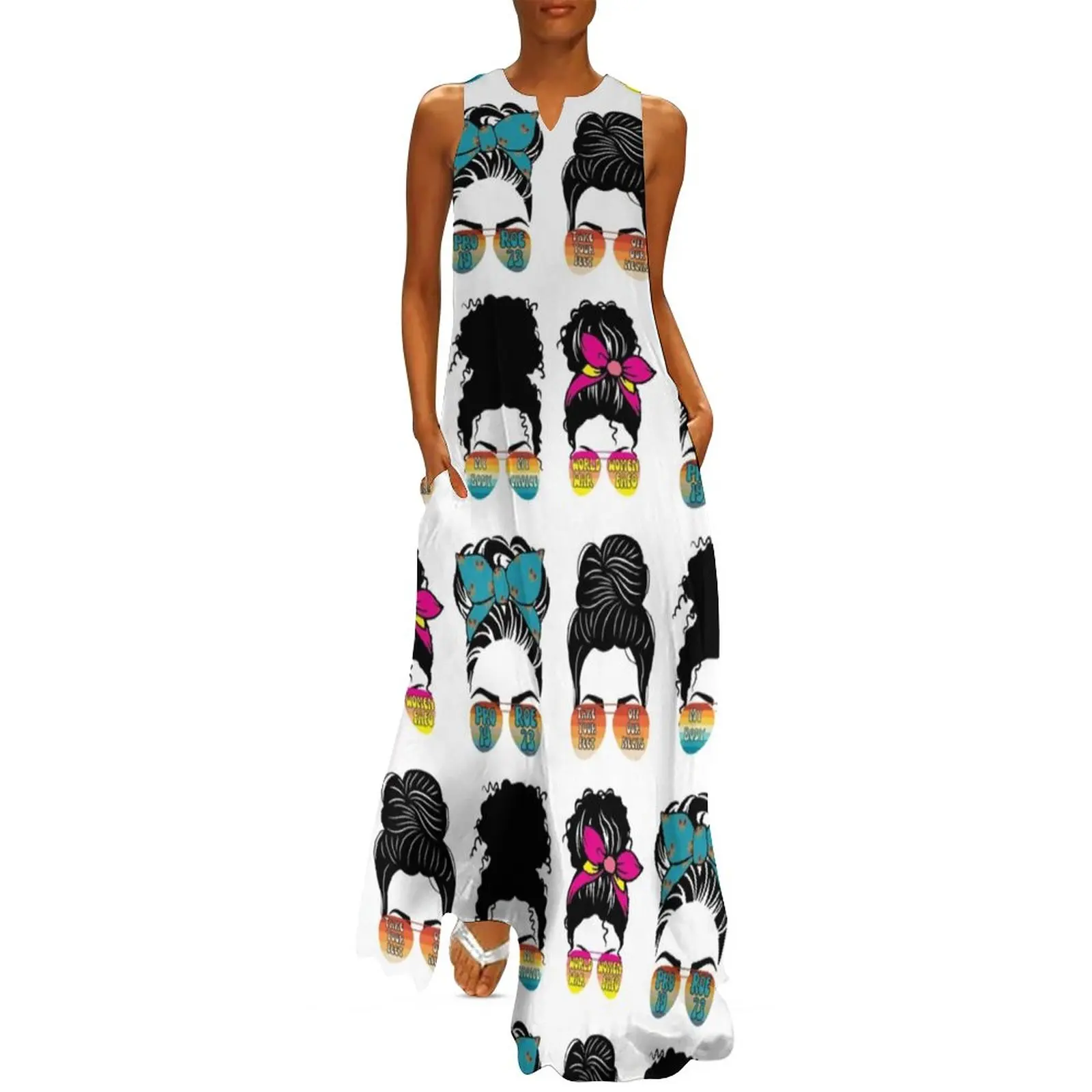 Womens Rights Shades Dress Summer Pro Choice Street Wear Casual Long Dresses Woman Graphic Vintage Maxi Dress Big Size 4XL 5XL
Womens Rights Shades Dress Summer Pro Choice Street Wear Casual Long Dresses Woman Graphic Vintage Maxi Dress Big Size 4XL 5XL