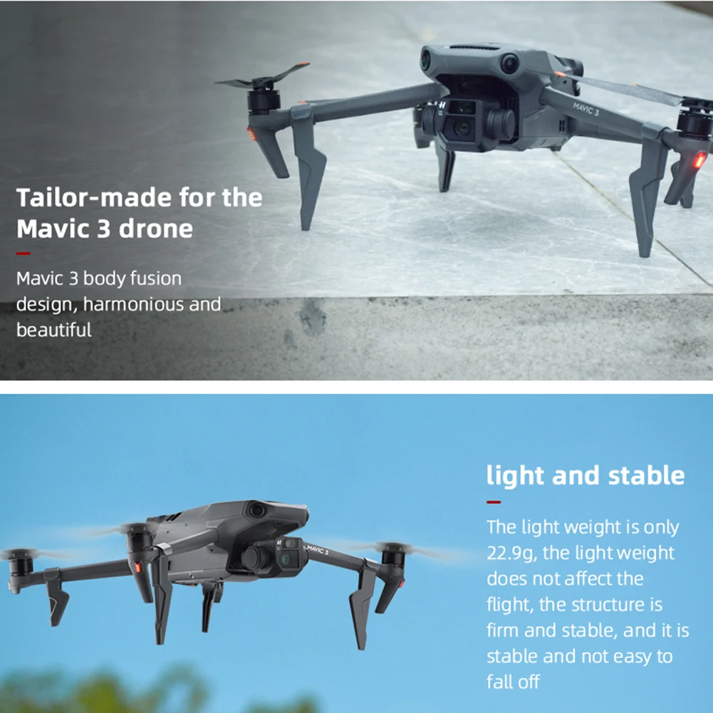 Комплект посадочного шасси для DJI Mavic 3 EWB9156, быстросъемный Расширенный протектор высоты ног, удлинитель ног, аксессуары для дрона
Комплект посадочного шасси для DJI Mavic 3 EWB9156, быстросъемный Расширенный протектор высоты ног, удлинитель ног, аксессуары для дрона