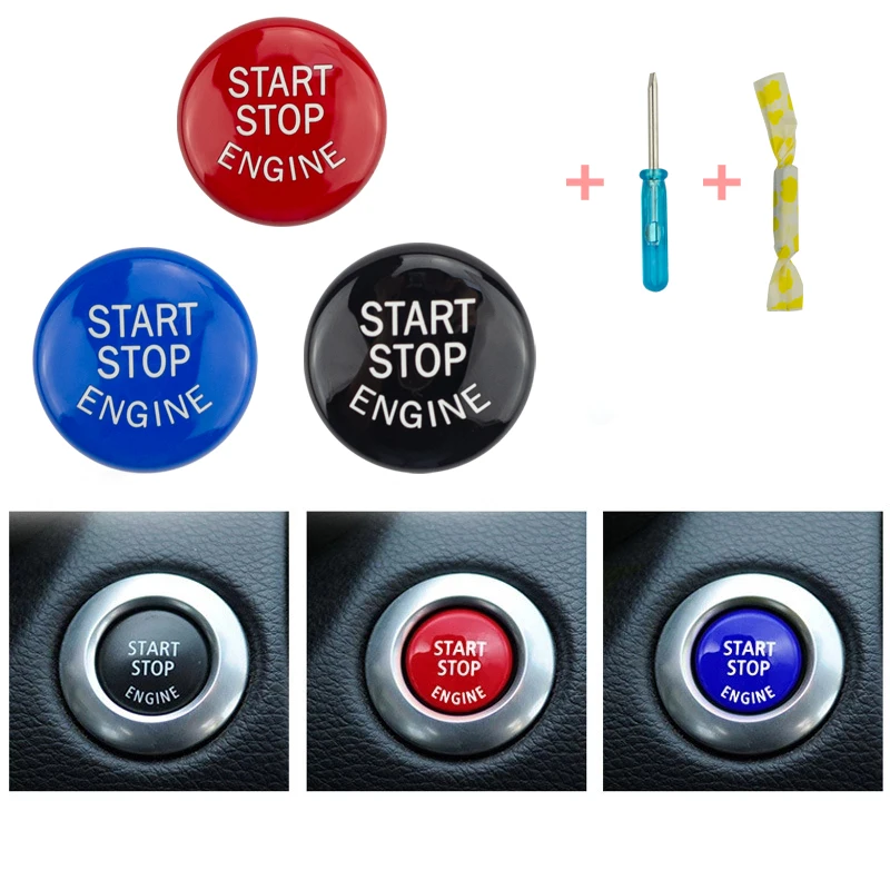 Кнопка запуска двигателя автомобиля, сменная крышка, переключатель остановки, аксессуары, автомобильный декор, подходит для BMW E87, E60, E83, E84, E89...
Кнопка запуска двигателя автомобиля, сменная крышка, переключатель остановки, аксессуары, автомобильный декор, подходит для BMW E87, E60, E83, E84, E89...