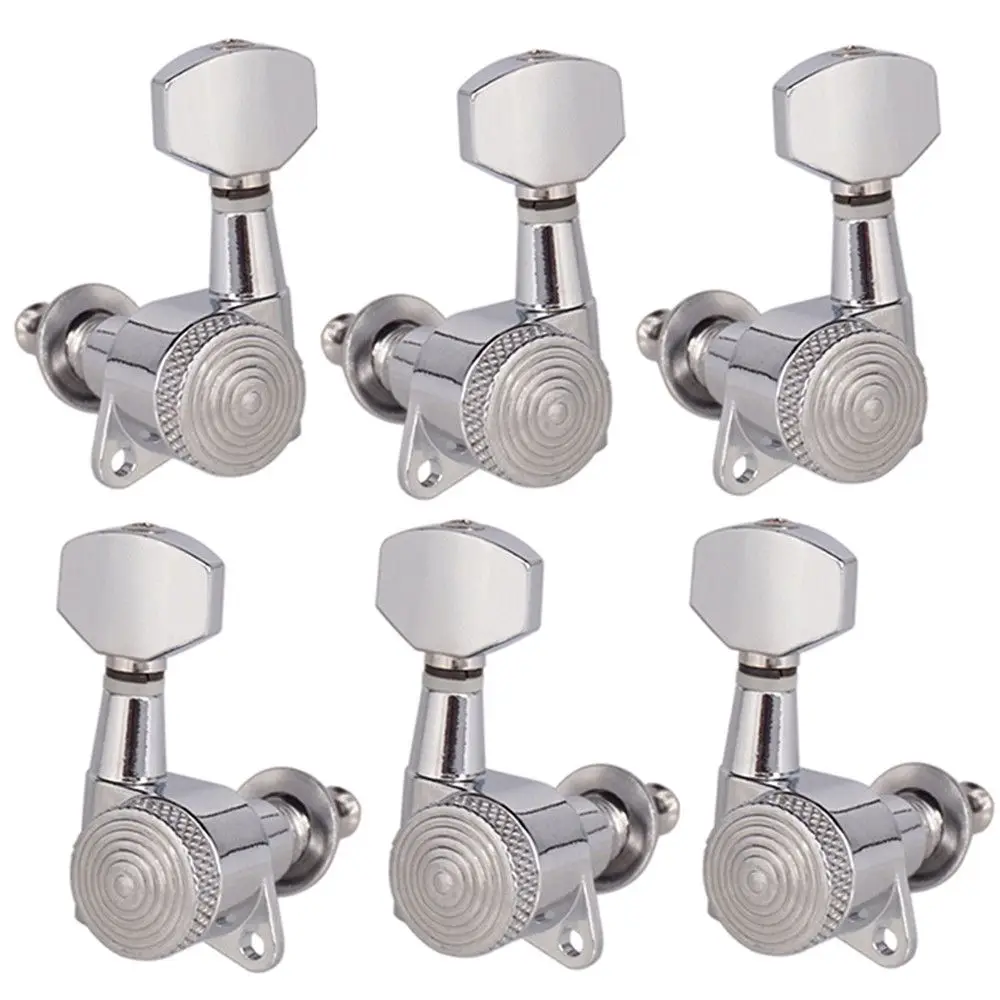 Vintage Replacement Geared String Knob Electric Guitar Accessories Guitar Tuning Pegs 3R3L Machine Heads Tuners
Vintage Replacement Geared String Knob Electric Guitar Accessories Guitar Tuning Pegs 3R3L Machine Heads Tuners