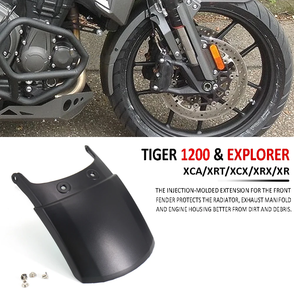 

Motorcycle Accessories ABS Front Mudguard Fender Rear Extender Extension For Tiger 1200 For Tiger Explorer XCA XCX XR XRT XRX XC