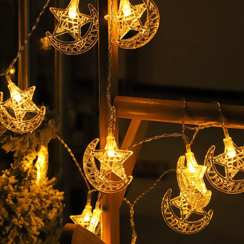 2023 Eid Mubarak Moon Star Led String Lights Curtains Lamp Ramadan Decorations for Home EID Kareem Islam Party Supplies Decor
2023 Eid Mubarak Moon Star Led String Lights Curtains Lamp Ramadan Decorations for Home EID Kareem Islam Party Supplies Decor