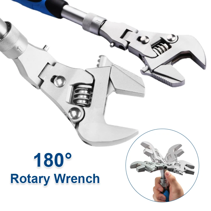 5 In 1 Torque Wrench Ratchet 180 Degree Ratchet Adjustable Folding Universal Pulley Wrench 10 Inch Home Repair Tool Shaking Head
5 In 1 Torque Wrench Ratchet 180 Degree Ratchet Adjustable Folding Universal Pulley Wrench 10 Inch Home Repair Tool Shaking Head