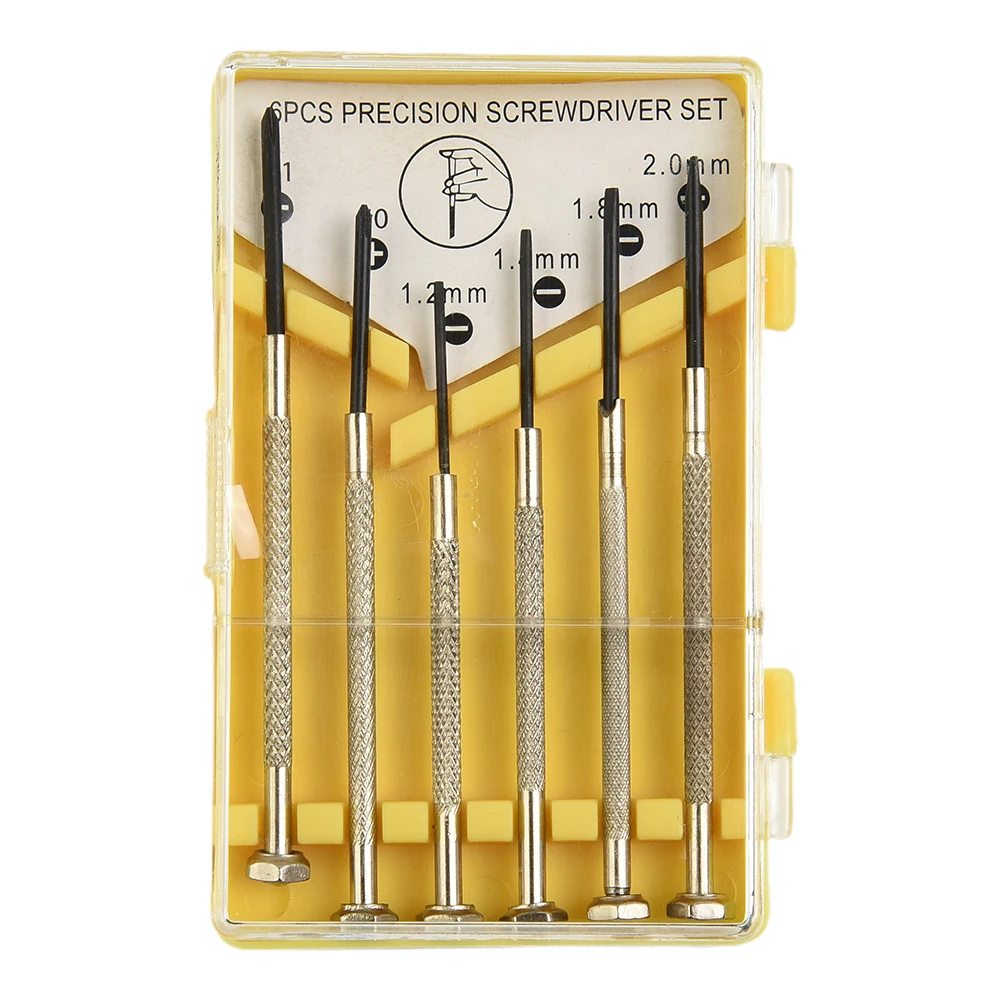Nutdrivers Screwdriver Precision Hand Tools Jewelry Non-Slip Repairing 6pcs Electronic For Watch Glasses Durable
Nutdrivers Screwdriver Precision Hand Tools Jewelry Non-Slip Repairing 6pcs Electronic For Watch Glasses Durable
