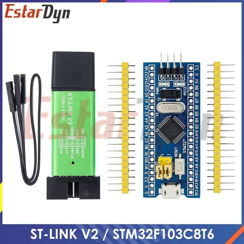 Программатор ST LINK STM32F103C8T6 ST-Link V2 Mini STM8 STM32, программатор загрузки с покрытием и кабелем DuPont
Программатор ST LINK STM32F103C8T6 ST-Link V2 Mini STM8 STM32, программатор загрузки с покрытием и кабелем DuPont