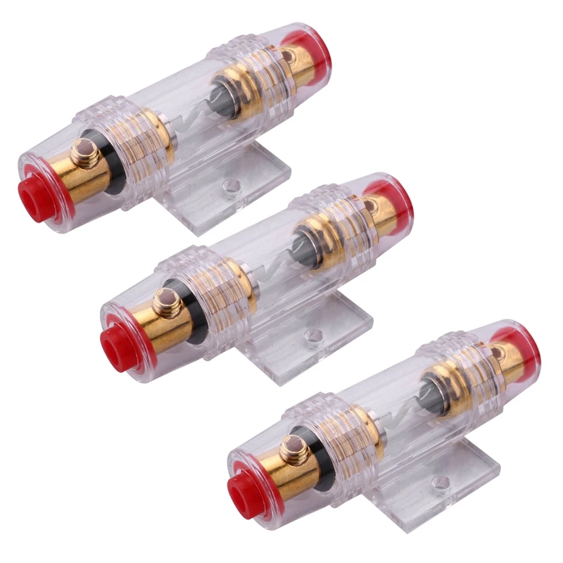10X Car Stereo 8 Gauge AGU Support Fuse Holder And Fuse 60 Amp Audio Cable 
10X Car Stereo 8 Gauge AGU Support Fuse Holder And Fuse 60 Amp Audio Cable