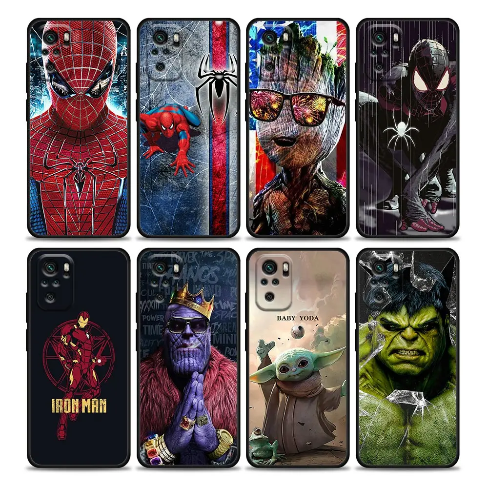 Phone Case for Redmi 10 9 9A 9C 9i K20 K30 K40 Plus Note 10 11 Pro Soft Case Cover Iron Spider Man Marvel Brand
Phone Case for Redmi 10 9 9A 9C 9i K20 K30 K40 Plus Note 10 11 Pro Soft Case Cover Iron Spider Man Marvel Brand