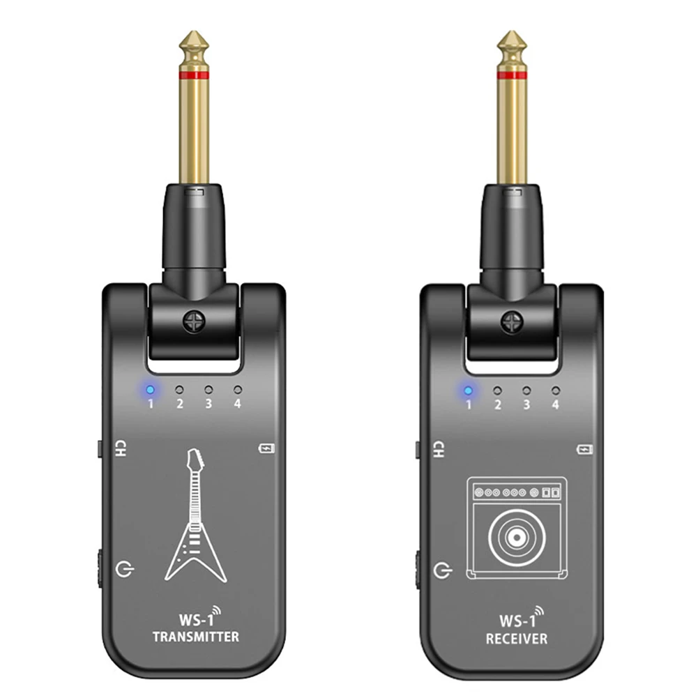 2.4G Wireless Guitar System 4 Channels Audio Transmitter Receiver Rechargeable Bass Electric Guitars Transmitter Receiver Parts
2.4G Wireless Guitar System 4 Channels Audio Transmitter Receiver Rechargeable Bass Electric Guitars Transmitter Receiver Parts