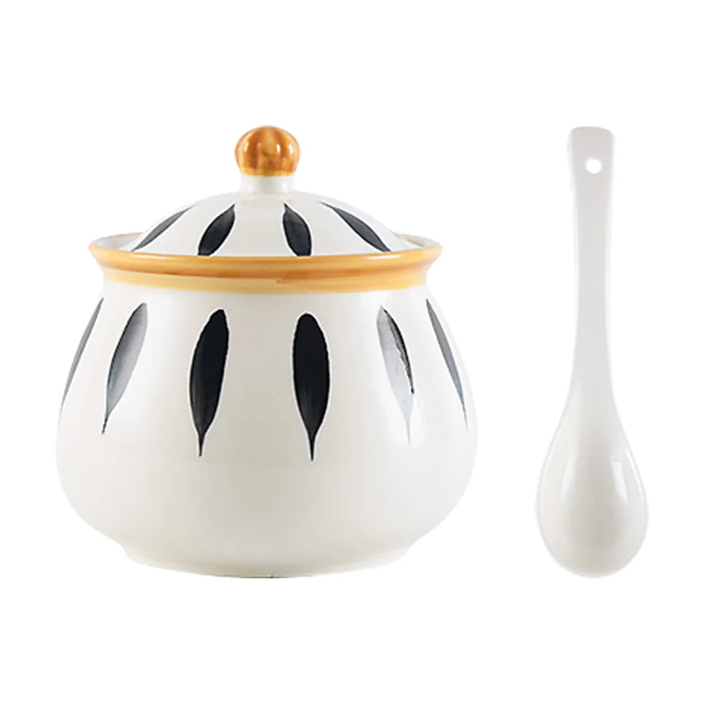 Seasoning Ceramic Jar Container Condiment Pot Spoon Jars Pots Salt Sugar Canister Bowls Box Bottle Boxes Novelty Porcelain Set
Seasoning Ceramic Jar Container Condiment Pot Spoon Jars Pots Salt Sugar Canister Bowls Box Bottle Boxes Novelty Porcelain Set