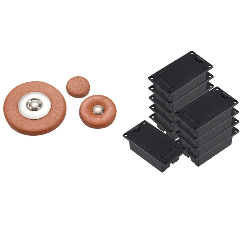 26 PCS Sax Leather Pads With 10 PCS Guitar Bass 9V Battery Holder Compartment Cover Case Black
26 PCS Sax Leather Pads With 10 PCS Guitar Bass 9V Battery Holder Compartment Cover Case Black