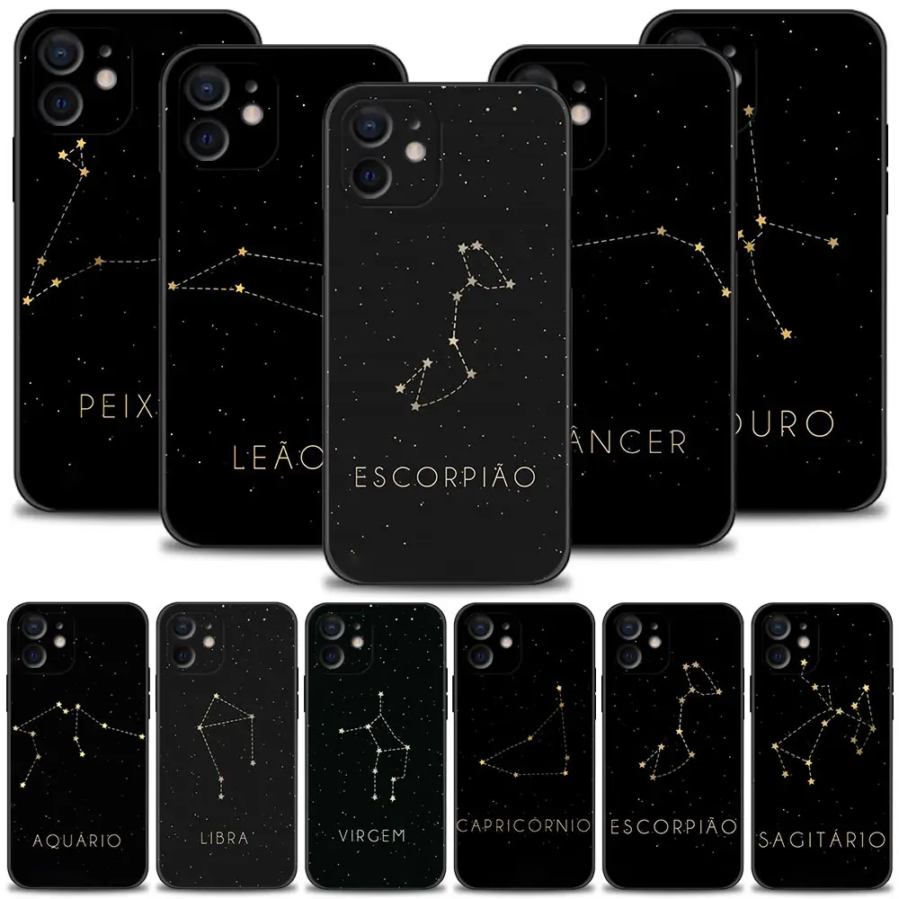 Twelve Constellations Gold Star Case For Apple iPhone 13 12 11 14 Pro Max Mini XS Max XR X 7 8 6 6S Plus 5 5S Capa Silicon Shell
Twelve Constellations Gold Star Case For Apple iPhone 13 12 11 14 Pro Max Mini XS Max XR X 7 8 6 6S Plus 5 5S Capa Silicon Shell