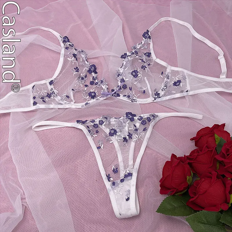 Ultra Thin Transperant Bra Set Sexy Lingerie Sets Embroidery Floral Underwear Women Elastic Strap GString Lenceria Sensual Mujer
Ultra Thin Transperant Bra Set Sexy Lingerie Sets Embroidery Floral Underwear Women Elastic Strap GString Lenceria Sensual Mujer