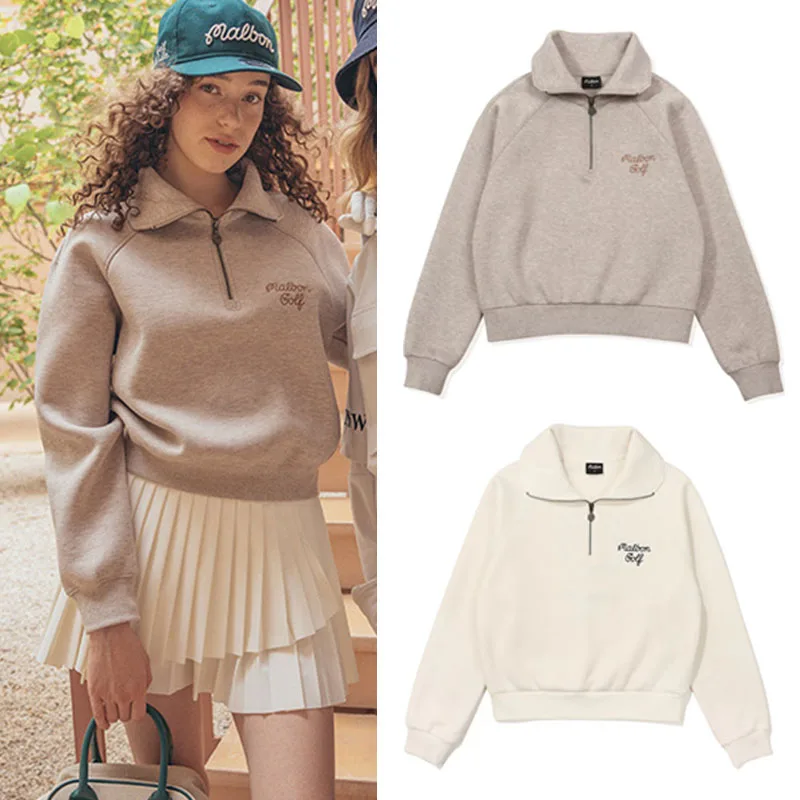 Golf women's autumn/winter sweatshirt long-sleeved warm, fashionable and versatile casual sports-style stand-up collar top
Golf women's autumn/winter sweatshirt long-sleeved warm, fashionable and versatile casual sports-style stand-up collar top