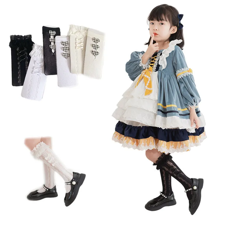 2pairs/lot Summer Lace Socks Princess Girls Bow Mesh Lolita Mid Length Legging Stockings 3-12Years Korean Style Thin Tube Socks
2pairs/lot Summer Lace Socks Princess Girls Bow Mesh Lolita Mid Length Legging Stockings 3-12Years Korean Style Thin Tube Socks