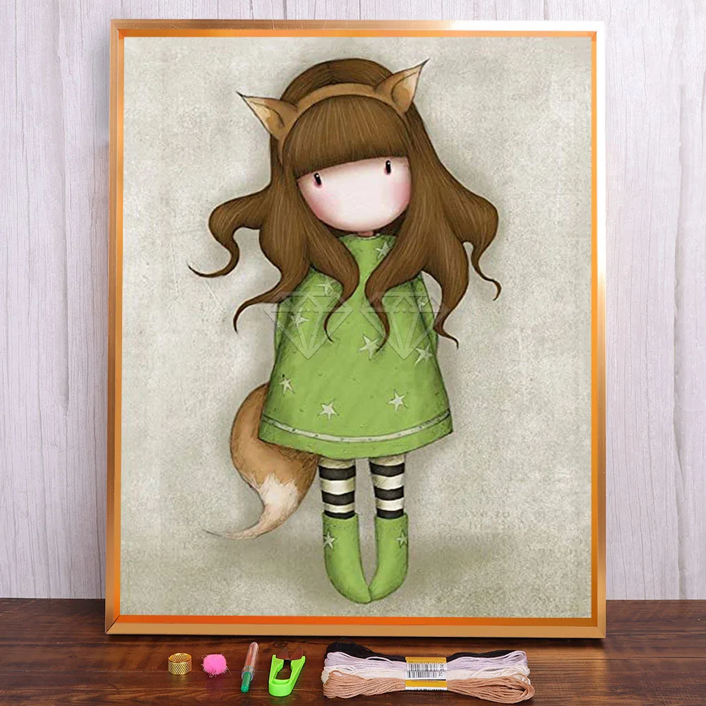 Cartoon Girl Princess Printed Fabric 11CT Cross-Stitch Embroidery Kit DMC Threads Craft Knitting Hobby Handicraft Sales Decor
Cartoon Girl Princess Printed Fabric 11CT Cross-Stitch Embroidery Kit DMC Threads Craft Knitting Hobby Handicraft Sales Decor