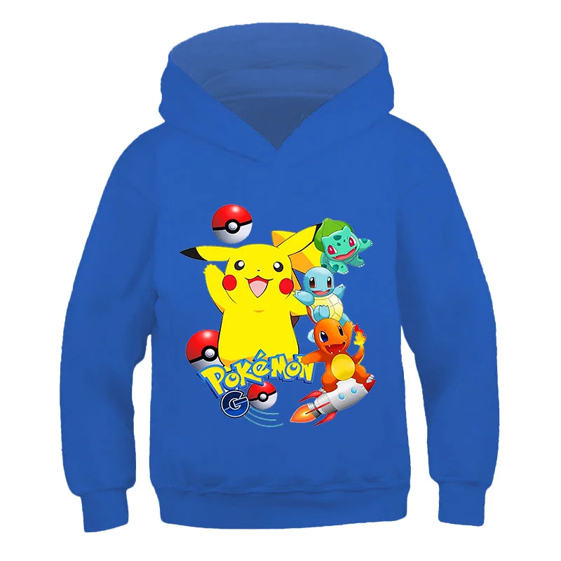 4-14 Years pokemon Children Baby Boys Pikachu Sweatshirt Children Tops Kids Boys Girls Tops Clothes Cotton Printing Hoodies
4-14 Years pokemon Children Baby Boys Pikachu Sweatshirt Children Tops Kids Boys Girls Tops Clothes Cotton Printing Hoodies