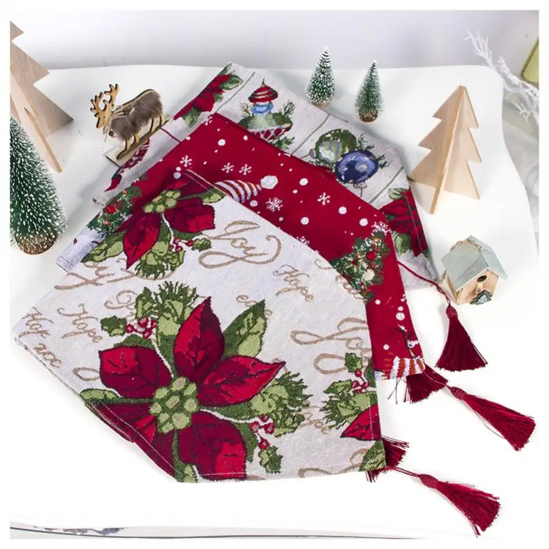 INS Style Christmas Table Runner Fabric Christmas Table Desktop Decorative Tablecloth Christmas Ornament Party Home Decoration
INS Style Christmas Table Runner Fabric Christmas Table Desktop Decorative Tablecloth Christmas Ornament Party Home Decoration