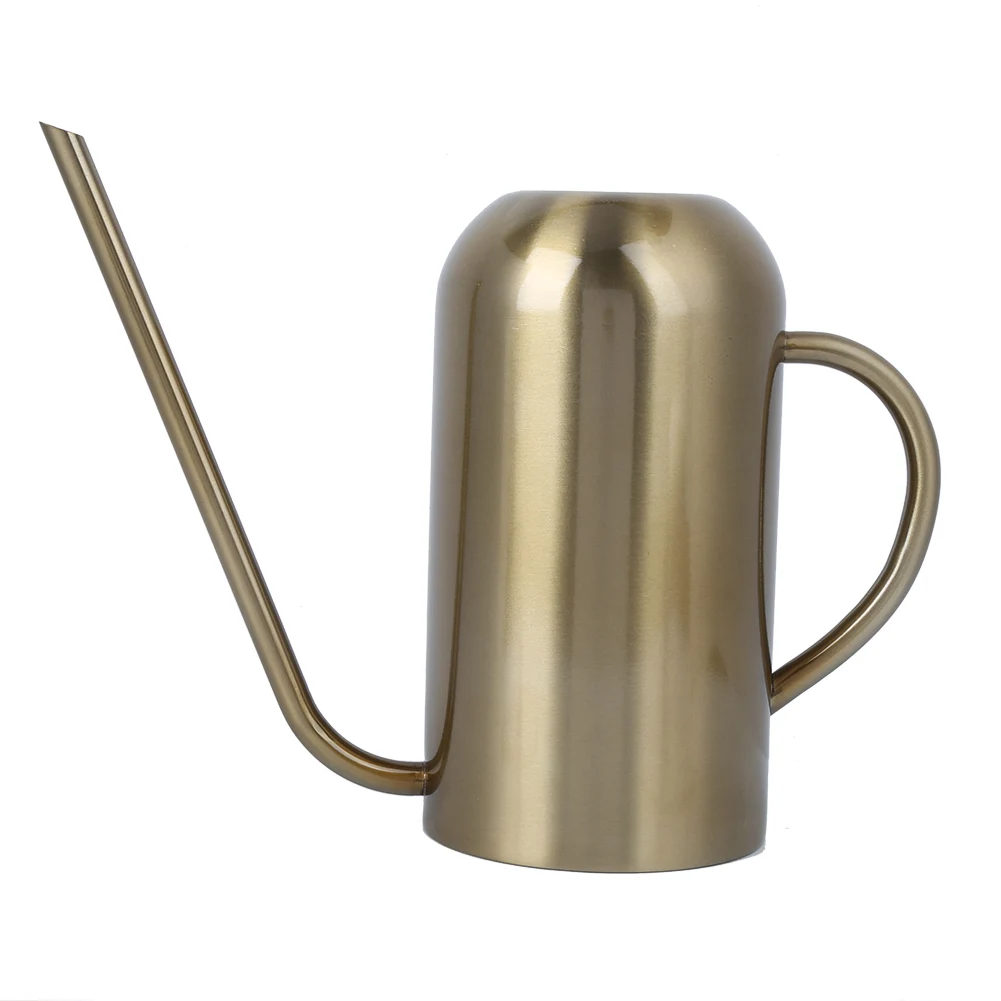 Stainless Steel Long Spout Watering Can Garden Watering Pot Irrigation Tool Gold 1.5L Watering
Stainless Steel Long Spout Watering Can Garden Watering Pot Irrigation Tool Gold 1.5L Watering