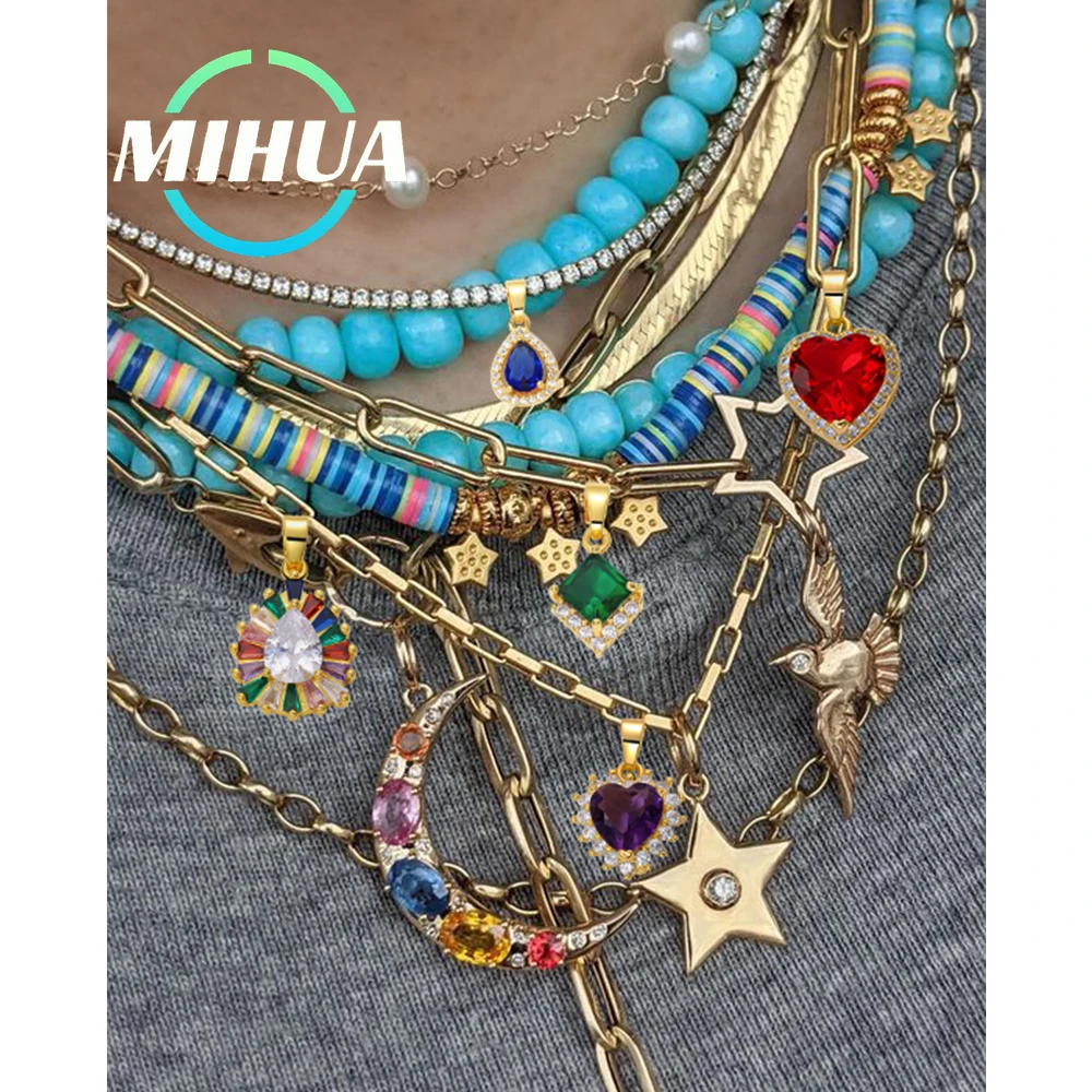 HUAMI Water Drop Diamond Love Crystal Zircon Pendant Jewelry Making Lovely Heart DIY Earrings Bracelet Necklace Accessories
HUAMI Water Drop Diamond Love Crystal Zircon Pendant Jewelry Making Lovely Heart DIY Earrings Bracelet Necklace Accessories