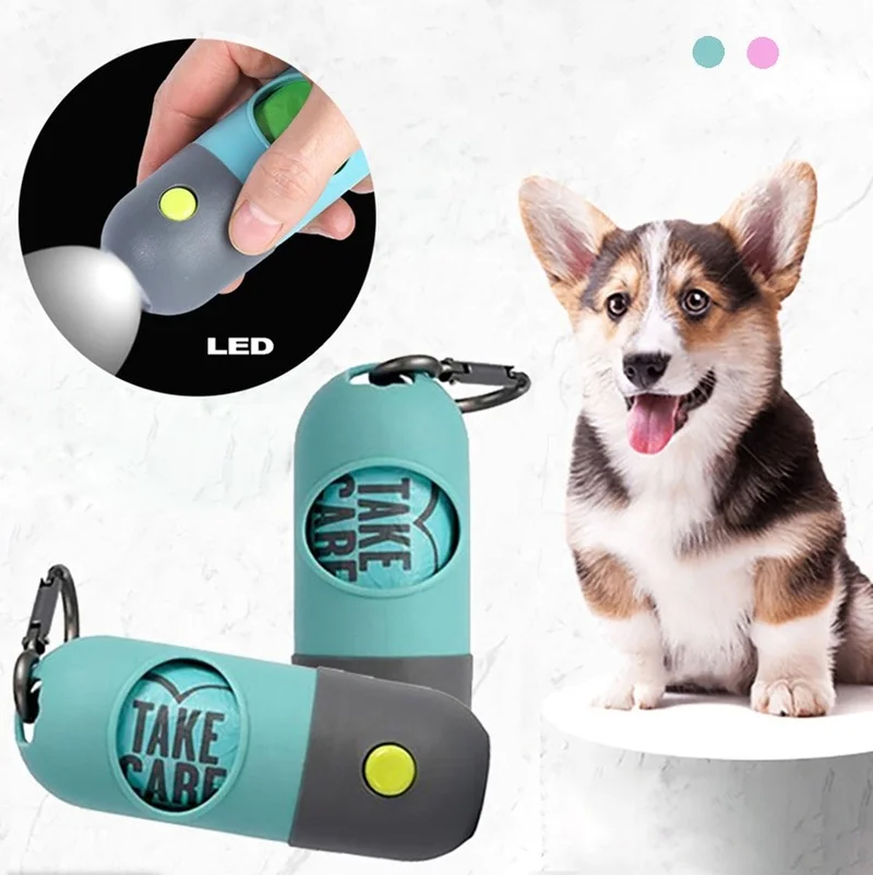 Portable Dog Poop Bag Dispenser with LED Light Pet Cat Trash Bag Holder Outdoor Pet Supplies Trash Bag Organizer Dog Supplies
Portable Dog Poop Bag Dispenser with LED Light Pet Cat Trash Bag Holder Outdoor Pet Supplies Trash Bag Organizer Dog Supplies