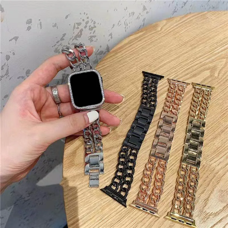 Браслет со стальными звеньями для apple watch band 40/41 42 мм 38 мм, роскошный браслет из нержавеющей стали для iwatch series7 se654 44/45 мм
Браслет со стальными звеньями для apple watch band 40/41 42 мм 38 мм, роскошный браслет из нержавеющей стали для iwatch series7 se654 44/45 мм