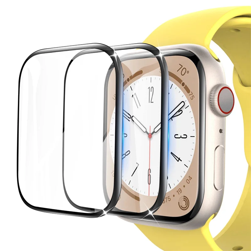 Protector Film For Apple Watch 44mm 40mm 42MM 38MM Accessories HD Curved Screen Protector iwatch series 9 8 7 SE 6 5 4 3 41/45mm
Protector Film For Apple Watch 44mm 40mm 42MM 38MM Accessories HD Curved Screen Protector iwatch series 9 8 7 SE 6 5 4 3 41/45mm