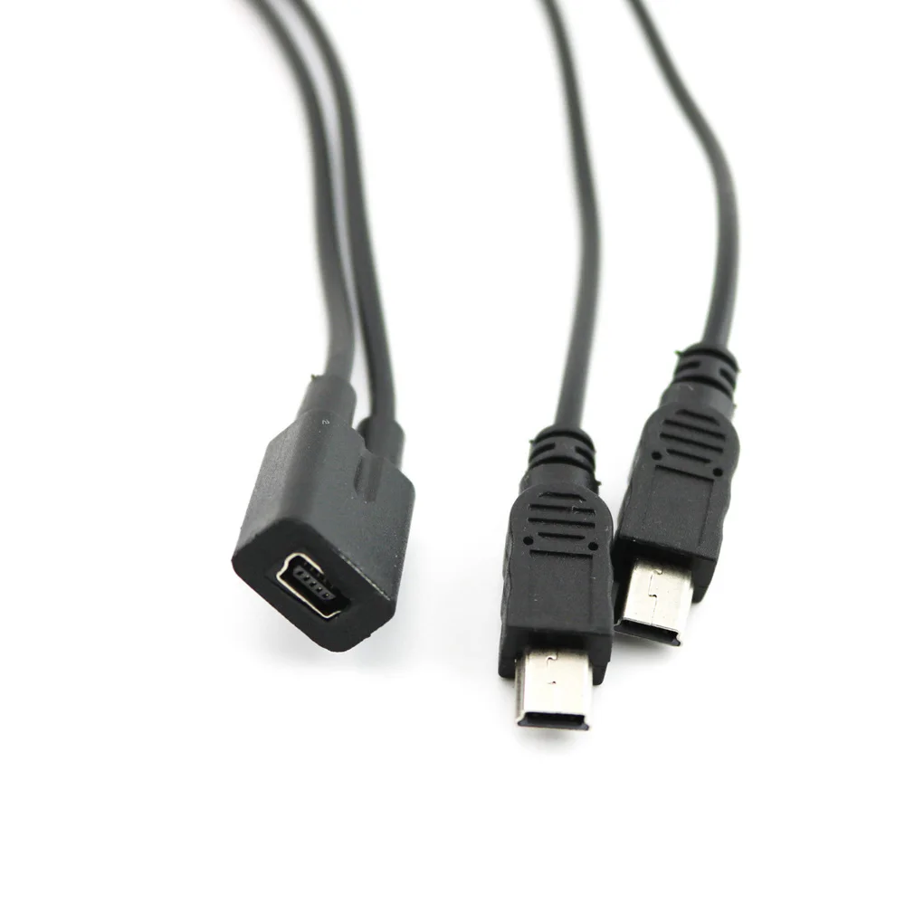 Mini USB 2.0 Female To Dual 2x Male Splitter Y Extension Charger Adapter Cable High Quality Accessories
Mini USB 2.0 Female To Dual 2x Male Splitter Y Extension Charger Adapter Cable High Quality Accessories