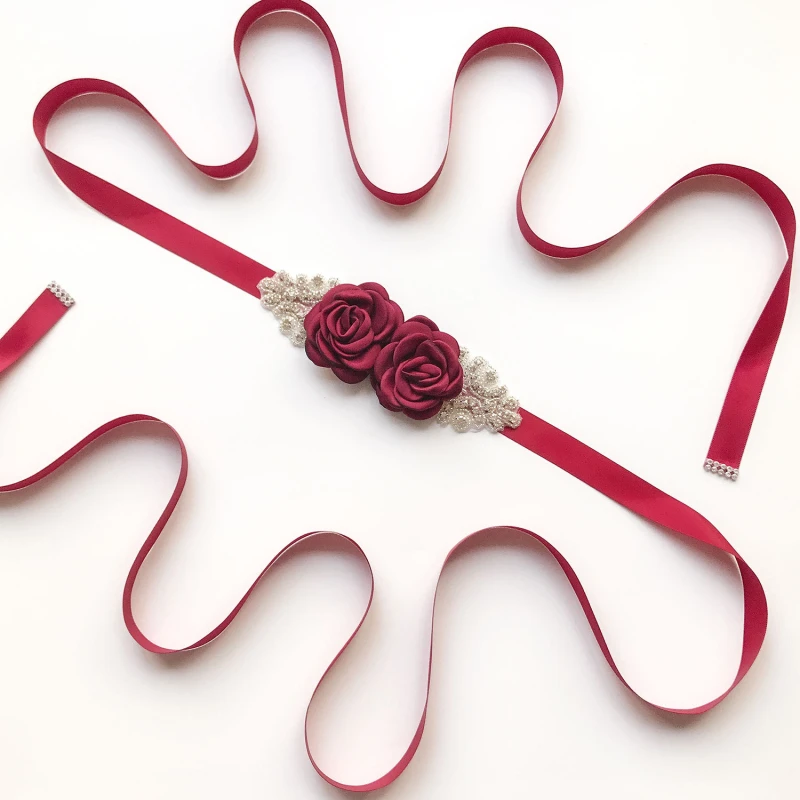 Girl Flower Style Bridal Prom Dress Accessories Pink White Flower Belts for Women Bridesmaid Sash Floral Belt High Quality
Girl Flower Style Bridal Prom Dress Accessories Pink White Flower Belts for Women Bridesmaid Sash Floral Belt High Quality