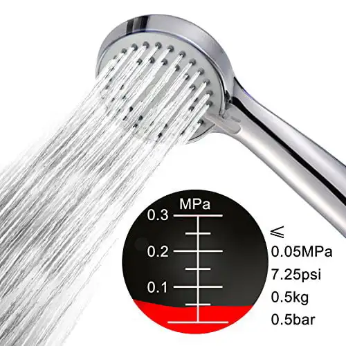 High Pressure Multi-functions Handheld Shower Head with Hose, Bracket and Teflon Tape
High Pressure Multi-functions Handheld Shower Head with Hose, Bracket and Teflon Tape