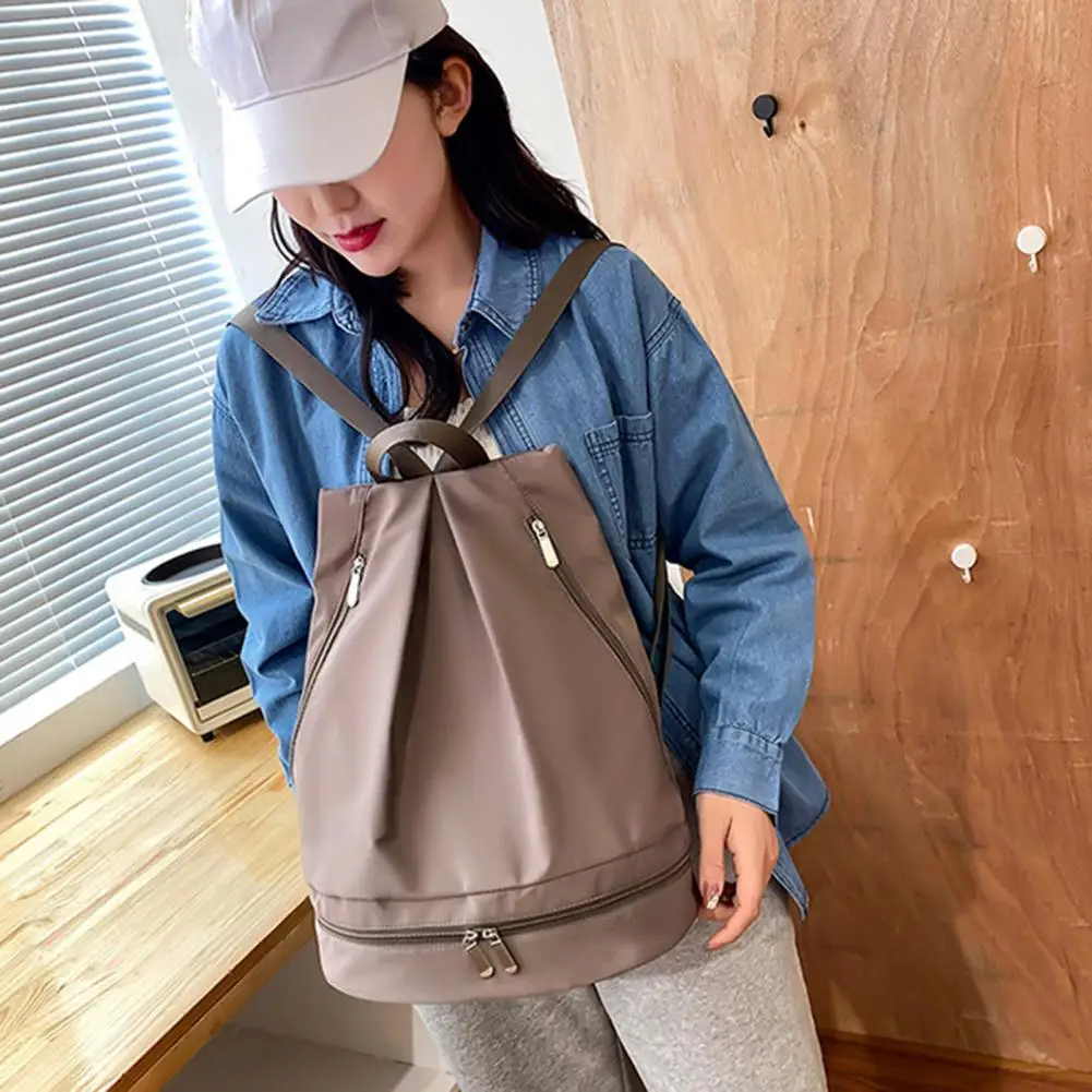 Fitness Bag Simple Waterproof Sport Backpack Solid Color Scratch-resistant Outdoor Bag
Fitness Bag Simple Waterproof Sport Backpack Solid Color Scratch-resistant Outdoor Bag