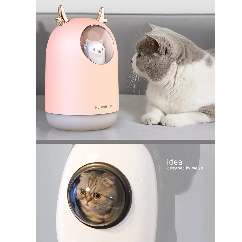 USB Powered Mini Adorable Air Humidifier Home Bedroom Low Noise Nightstand Air Mist Sprayer
USB Powered Mini Adorable Air Humidifier Home Bedroom Low Noise Nightstand Air Mist Sprayer