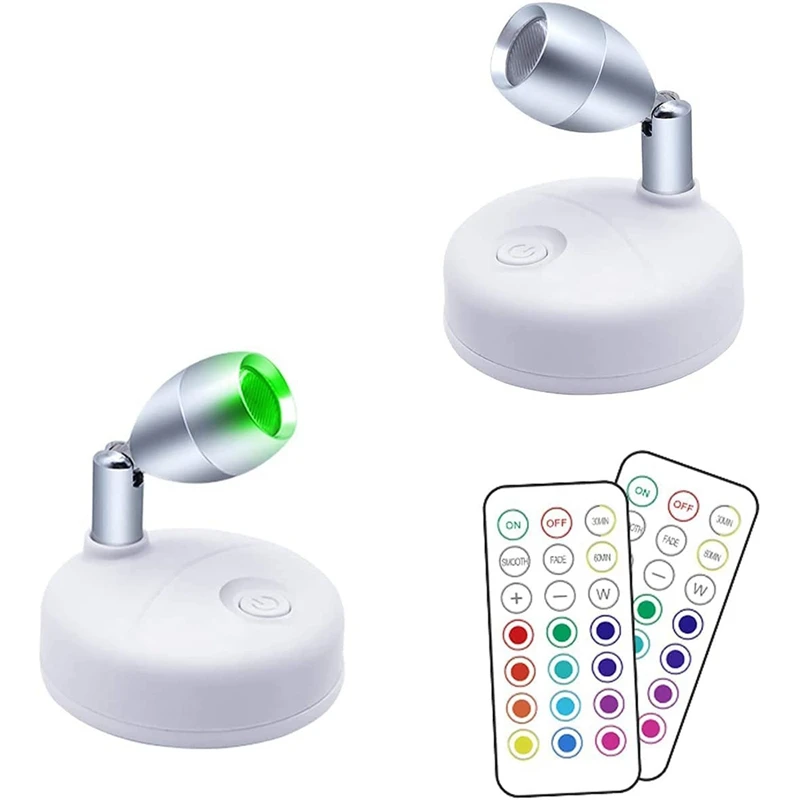 New RGB Wireless LED Spot Light,Battery Operated Lights,Dimmable Accent Lighting Art Light With Remote Rotatable Head
New RGB Wireless LED Spot Light,Battery Operated Lights,Dimmable Accent Lighting Art Light With Remote Rotatable Head