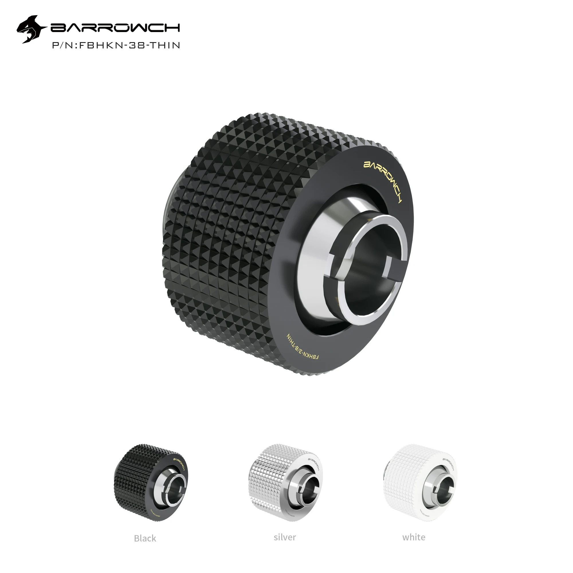 Barrowch OD13MM/16MM Soft Hose Fittings For Soft Pipes Hose,PC Water cooling Compression Fitting FBHKN
Barrowch OD13MM/16MM Soft Hose Fittings For Soft Pipes Hose,PC Water cooling Compression Fitting FBHKN