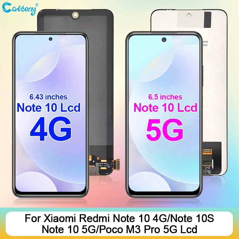 Wholesale Note 10 4G Screen For Xiaomi Redmi Note 10S Lcd Touch Screen Digitizer Note 10 5G Display POCO M3 Pro Assembly
Wholesale Note 10 4G Screen For Xiaomi Redmi Note 10S Lcd Touch Screen Digitizer Note 10 5G Display POCO M3 Pro Assembly