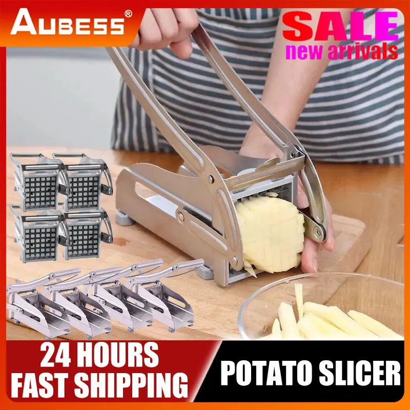 Stainless Steel Potato Slicer Potato Cutter French Fries Cutter Machine For Kitchen Manual Vegetable Cutter Kitchen Gadgets
Stainless Steel Potato Slicer Potato Cutter French Fries Cutter Machine For Kitchen Manual Vegetable Cutter Kitchen Gadgets