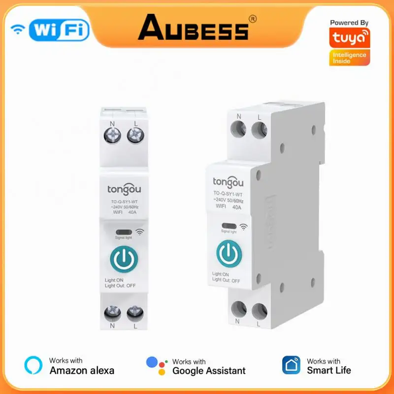 Tuya WIFI Smart Circuit Breaker With Metering Smart Home Wireless Remote Control Switch 1P 63A DIN Rai Via Alexa Google Home
Tuya WIFI Smart Circuit Breaker With Metering Smart Home Wireless Remote Control Switch 1P 63A DIN Rai Via Alexa Google Home