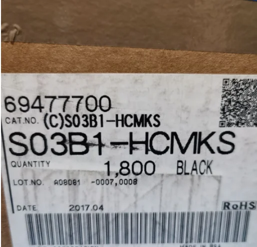 Connectors S03B1-HCMKS housing terminal header crimp socket 100% new original part
Connectors S03B1-HCMKS housing terminal header crimp socket 100% new original part