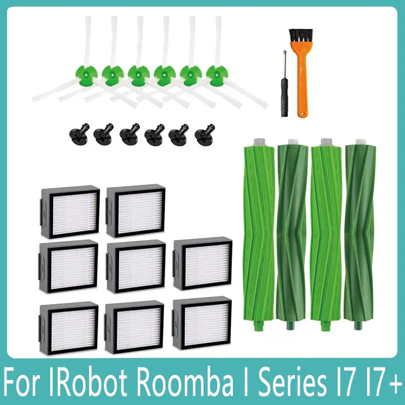 Vacuum Cleaner Accessories Kit Replacement Part Filter Compatible For Irobot Roomba I7 I7+/I7 Plus E5 E6 E7 Series
Vacuum Cleaner Accessories Kit Replacement Part Filter Compatible For Irobot Roomba I7 I7+/I7 Plus E5 E6 E7 Series