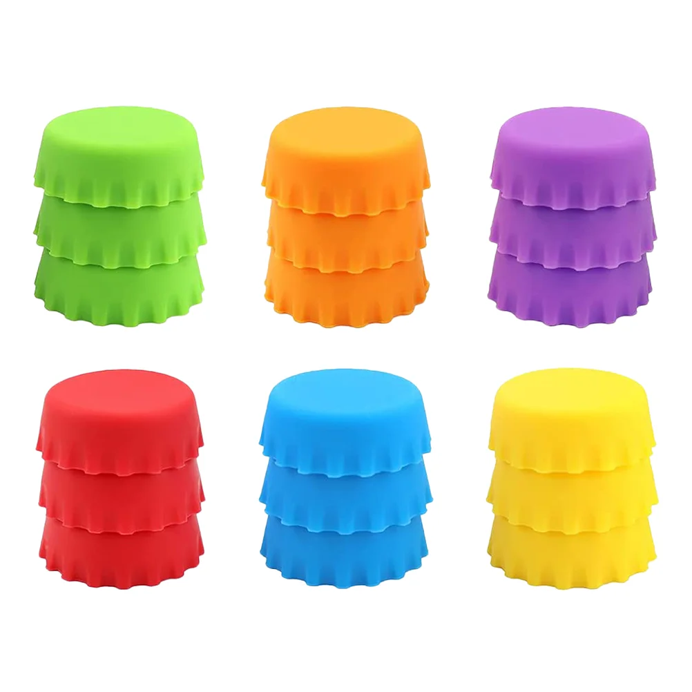 Bottlecaps Beer Silicone Stopper Sealer Reusable Stoppers Plugs Lids Water Plug Color Saver Drink Soda Sealing Beverage Cap
Bottlecaps Beer Silicone Stopper Sealer Reusable Stoppers Plugs Lids Water Plug Color Saver Drink Soda Sealing Beverage Cap