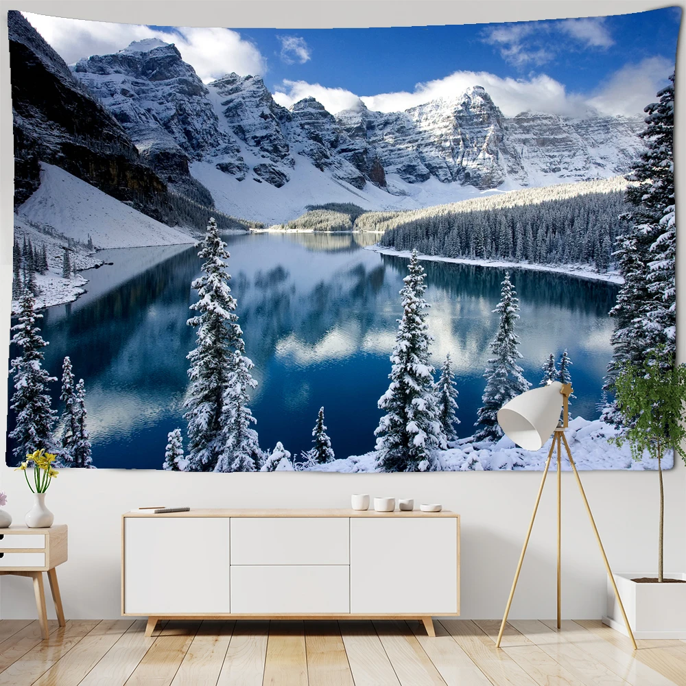 Christmas snow scene landscape tapestry wall hanging home decoration psychedelic scene christmas tree bohemian large tapestry
Christmas snow scene landscape tapestry wall hanging home decoration psychedelic scene christmas tree bohemian large tapestry