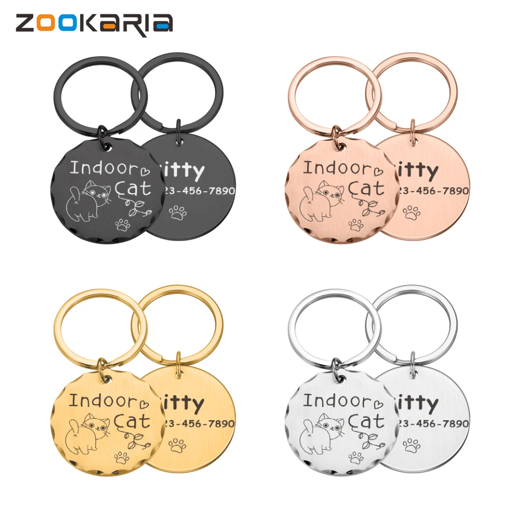 Personalized Pet ID Tags Dog Cat Engraved Cat Puppy Pet ID Name Stainless Steel Collar Tag Pendant Pet Accessories
Personalized Pet ID Tags Dog Cat Engraved Cat Puppy Pet ID Name Stainless Steel Collar Tag Pendant Pet Accessories