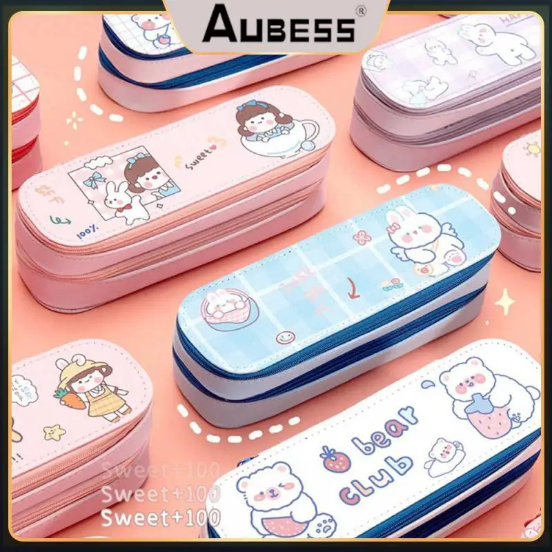 Double Layer Double Layer Pencil Case Double Storage Pencil Case High Capacity Double Zipper Student Pencil Case Cartoon Canvas
Double Layer Double Layer Pencil Case Double Storage Pencil Case High Capacity Double Zipper Student Pencil Case Cartoon Canvas