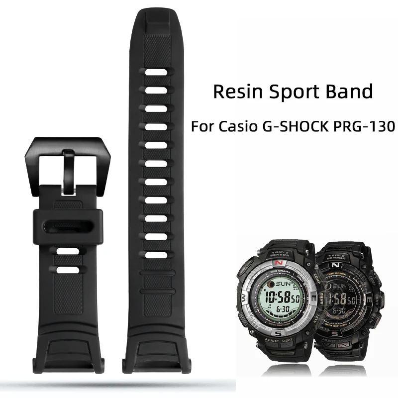 Black Resin Sport Band For Casio G-SHOCK PRG-130 PRW-1500 Watch Strap Waterproof Rubber Replace Bracelet WatchBands
Black Resin Sport Band For Casio G-SHOCK PRG-130 PRW-1500 Watch Strap Waterproof Rubber Replace Bracelet WatchBands