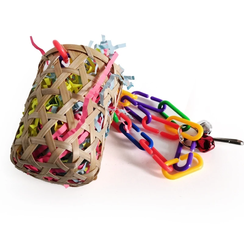 Красочная жевательная игрушка из рафии с крючком
Красочная жевательная игрушка из рафии с крючком