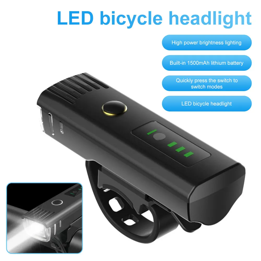 Bike Light USB Rechargeable Mountain Cycle Front Back Headlight Lamp Flashlight Cycling Safety Warning Light Bicycle Accessories
Bike Light USB Rechargeable Mountain Cycle Front Back Headlight Lamp Flashlight Cycling Safety Warning Light Bicycle Accessories