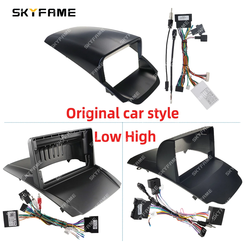 

SKYFAME Car Fascia Frame Adapter Canbus Box Decoder Android Radio Dash Fitting Panel Kit For Ford Ecosport