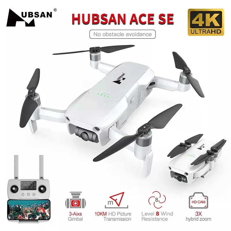 Квадрокоптер Hubsan Ace Se / Pro 1/1 3 дюйма 4K 10 км 30 кадров/с - купить по выгодной цене |